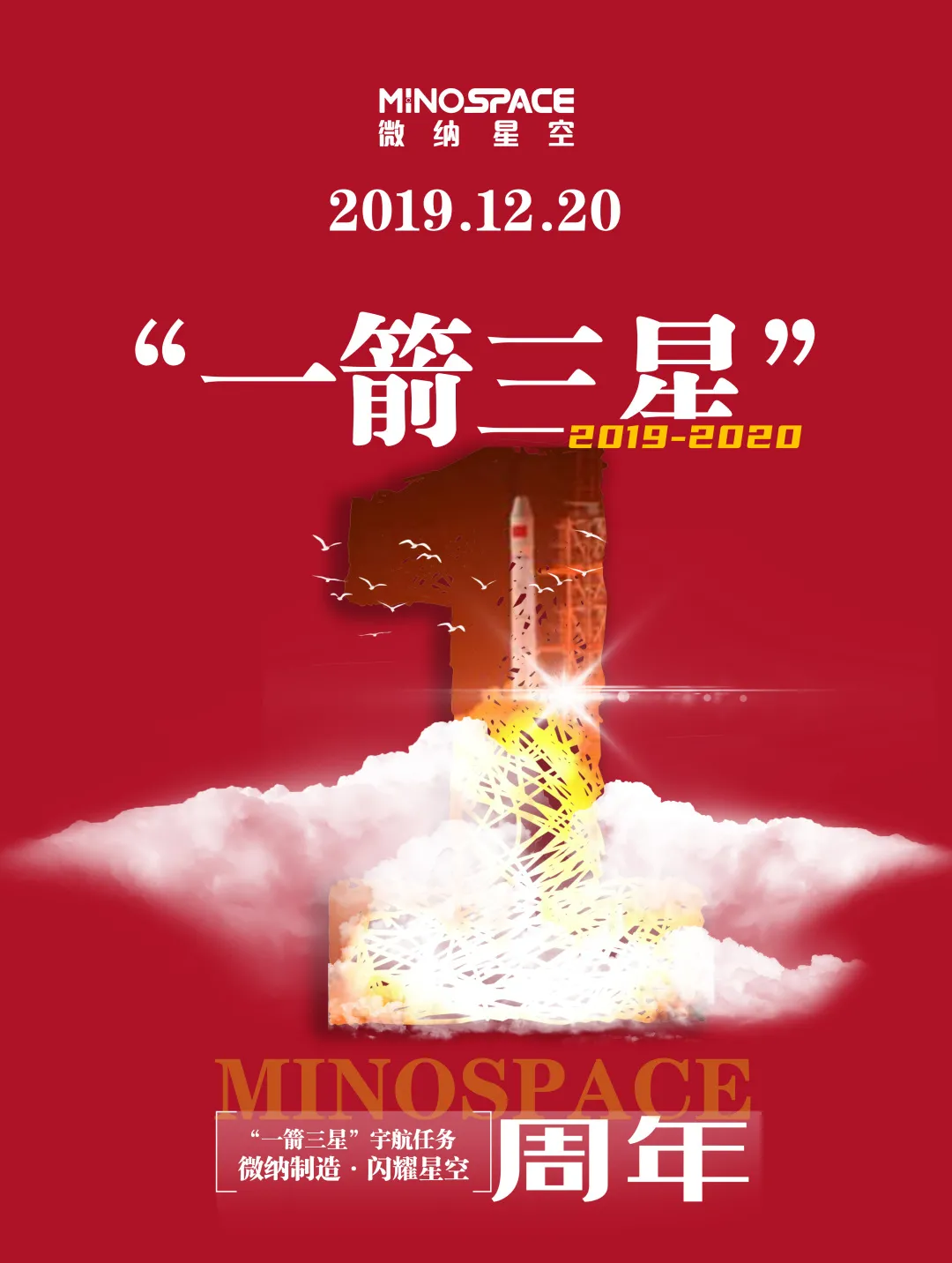微纳星空“一箭三星”在轨运行一周年